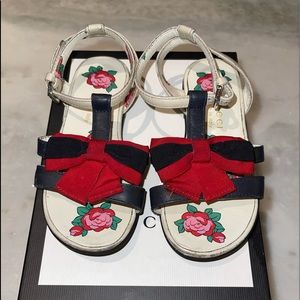 Little girls Gucci sandals